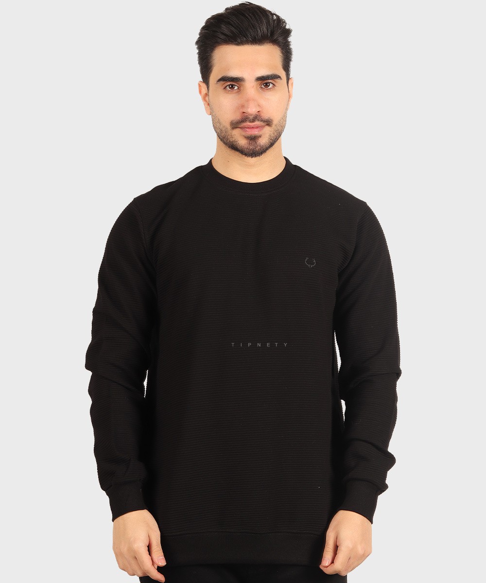 تیشرت آستین بلند مردانه یقه گرد 6046