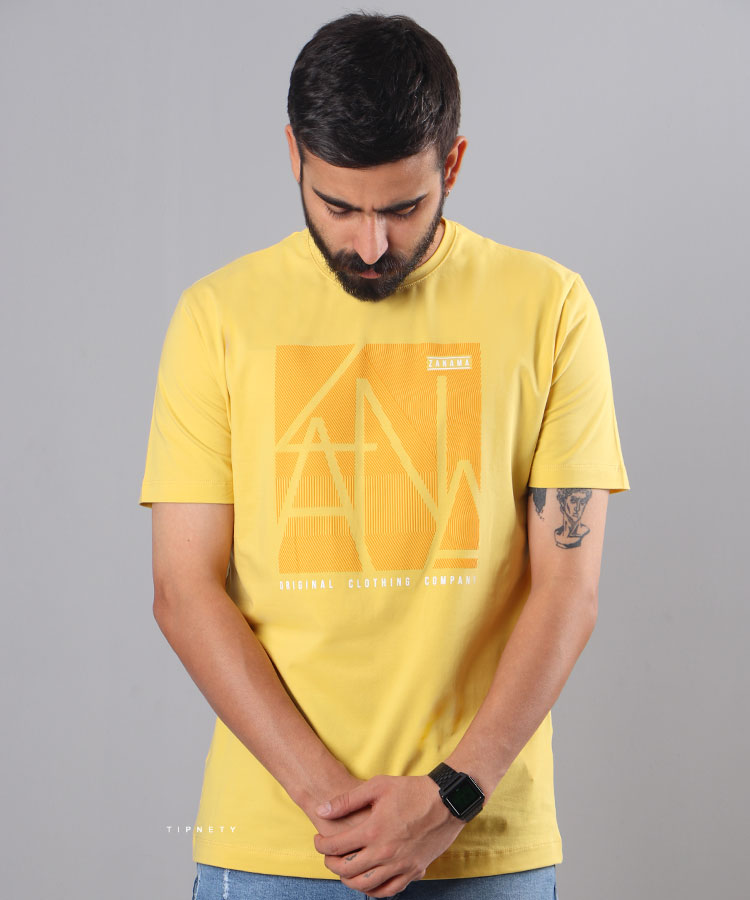 تیشرت طرح دار مردانه 1096