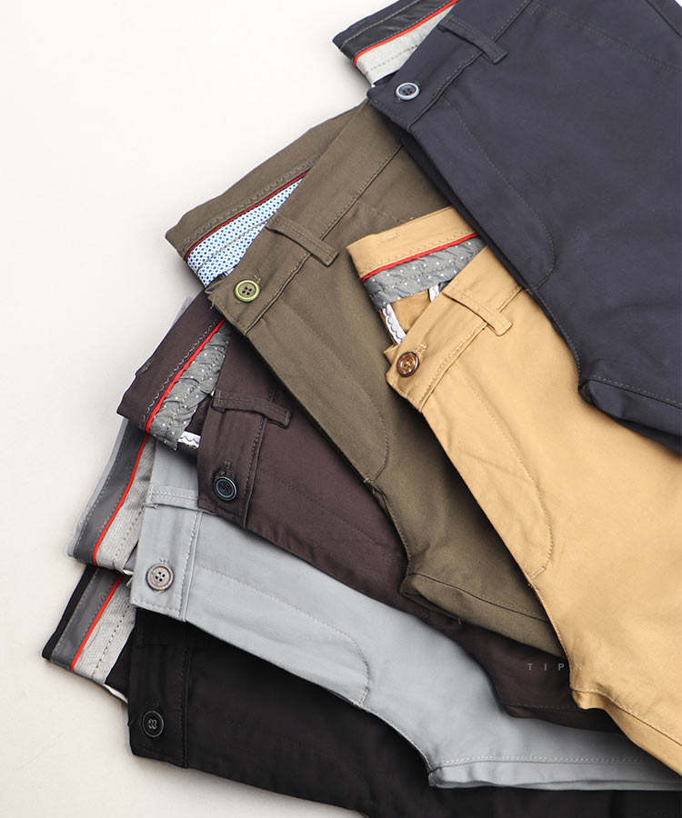   تیره               تیره               تیره               تیره سورمه ای مشکی کرم طوسی سبز شلوار کتان فیت 2102  - تصویر 3