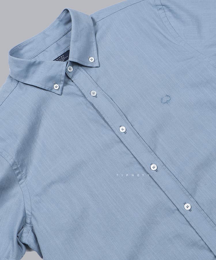 پیراهن مردانه ساده آستین کوتاه 5340