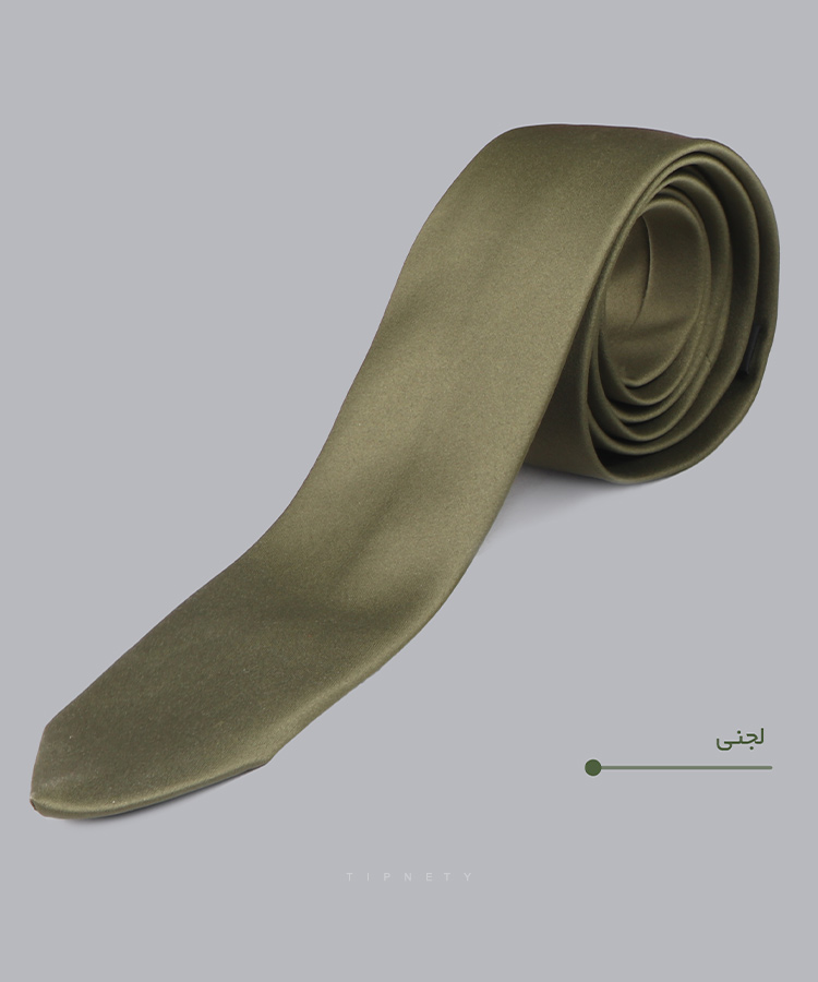                                                                                                                                                                                   سفید زرد صورتی نفتی سرخابی زرشکی آبی لجنی بنفش زیتونی فسفری تک کروات ساده 7104  - تصویر 7