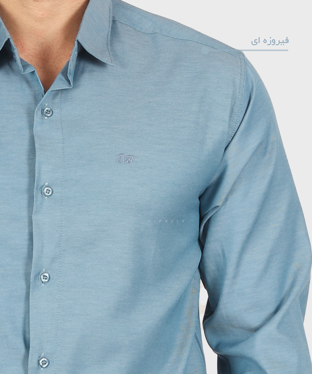                   مشکی سفید لجنی یشمی شیری فیروزه ای آبی تیره آبی روشن زرشکی سورمه ای طوسی روشن کله غازی سبز پیراهن آستین بلند فیت 0387  - تصویر 8