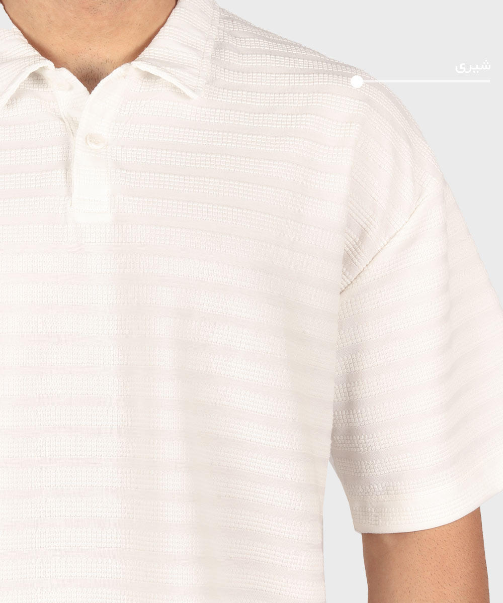                                                             طوسی کرم مشکی شیری تیشرت لش 1644  - تصویر 8