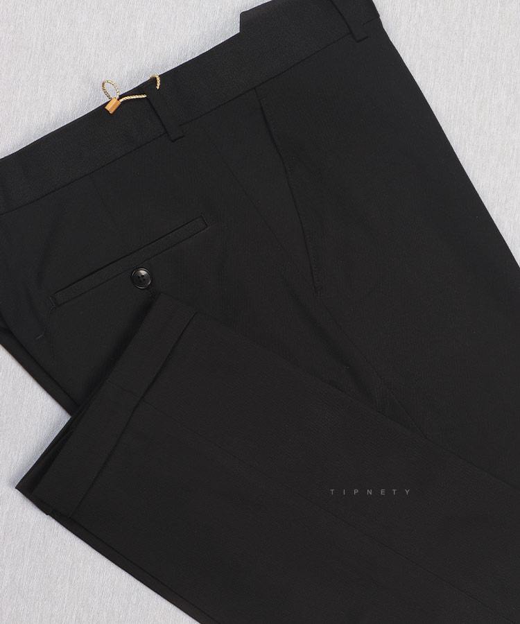                                                       سبز مشکی شلوار پارچه ای فیت 2954  - تصویر 3