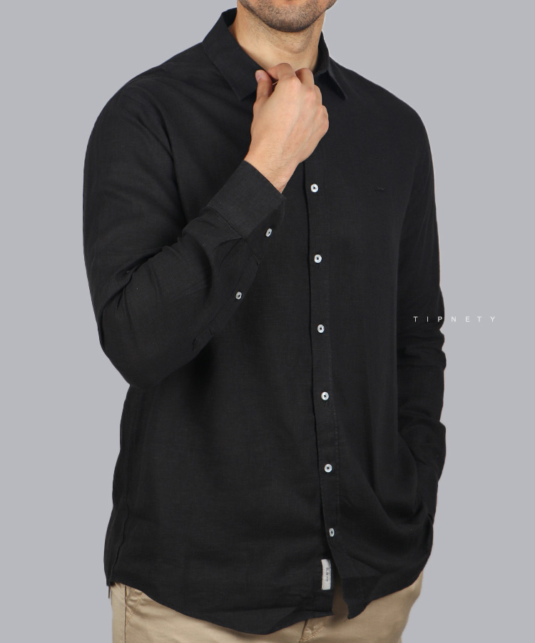                                                                                                 سورمه ای صدری شیری استخوانی مشکی پیراهن لش 5326  - تصویر 11