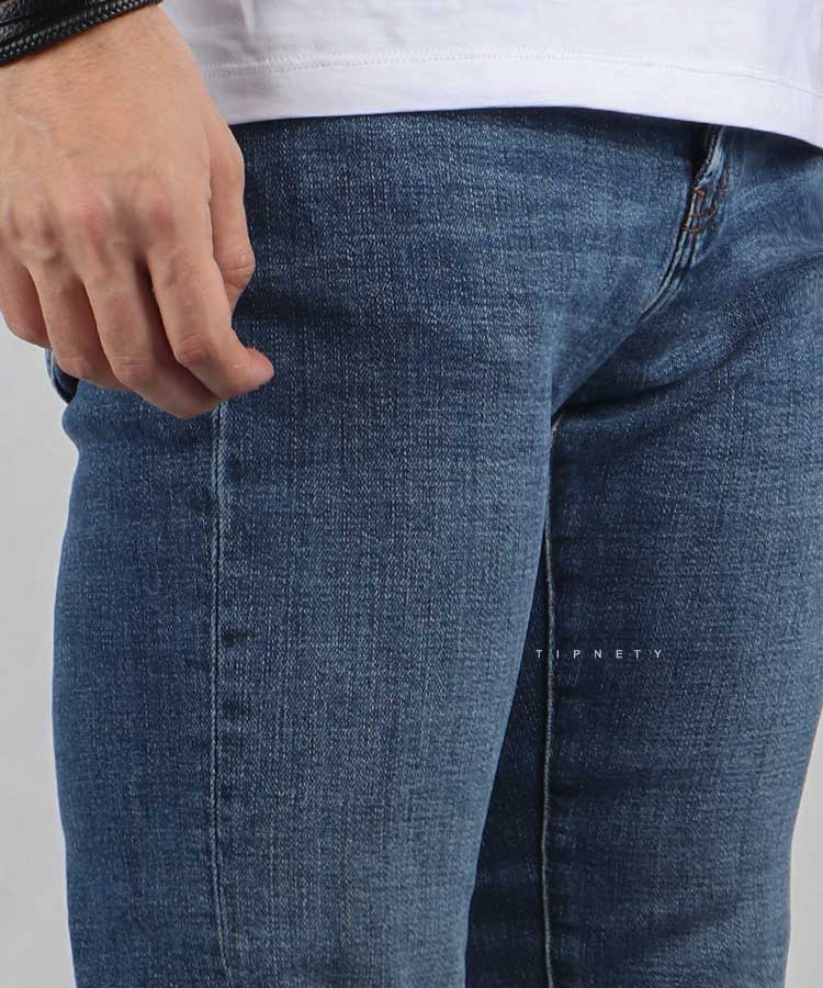                                         آبی شلوار جین اسلیم 5076  - تصویر 3