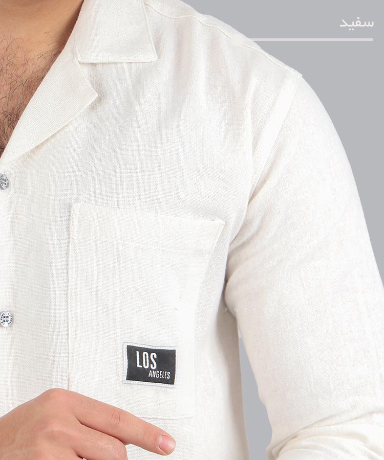                                                                                                                                                                                       نسکافه ای خردلی یشمی سفید دودی مشکی پیراهن یقه انگلیسی 0329  - تصویر 7