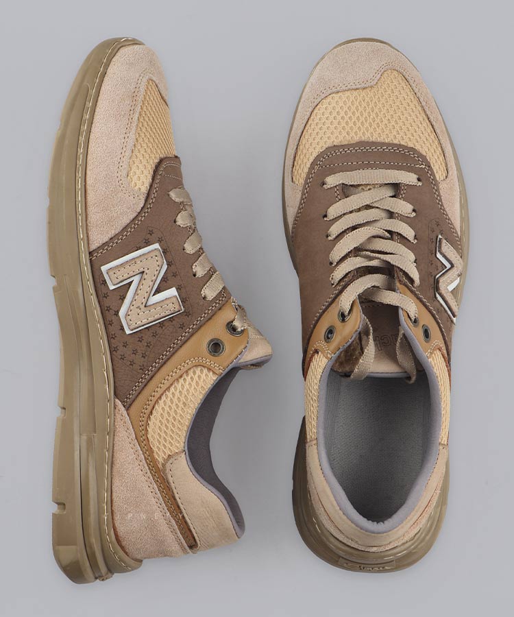                                                                                                 خاکی مشکی آبی کفش روزمره (کتانی) 1035  - تصویر 3