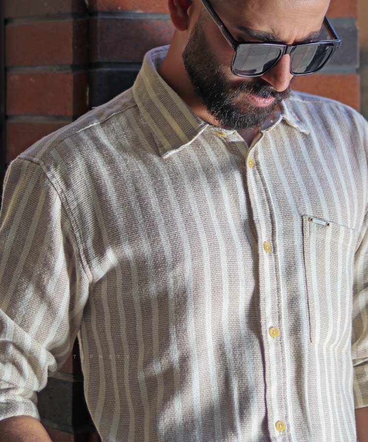                                                                                         کرم دودی مشکی پیراهن لش 0826  - تصویر 4