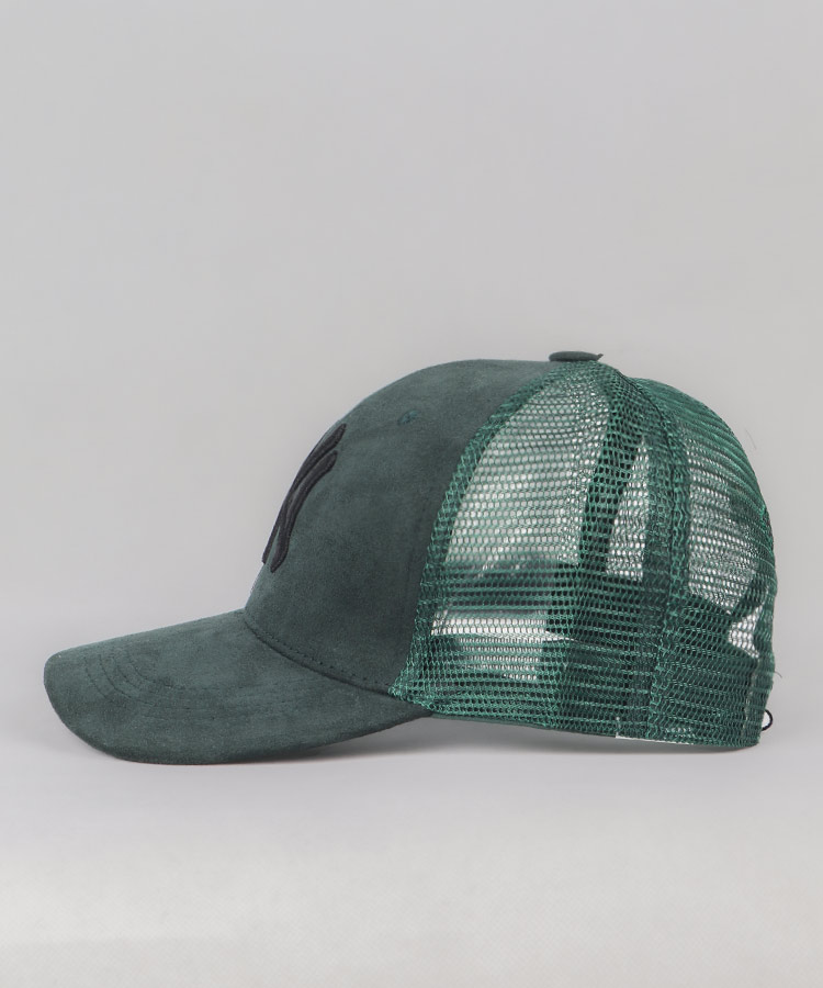 کلاه کپ مخملی یشمی طرح نیویورک 6259