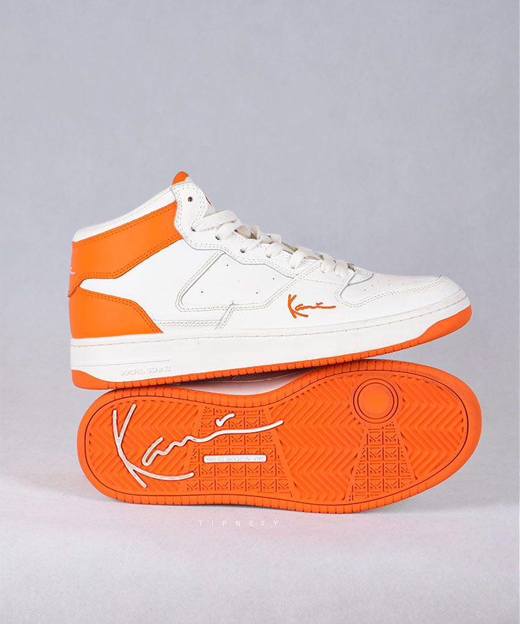 کتونی نارنجی نیم ساق برند کارل کانی 8007