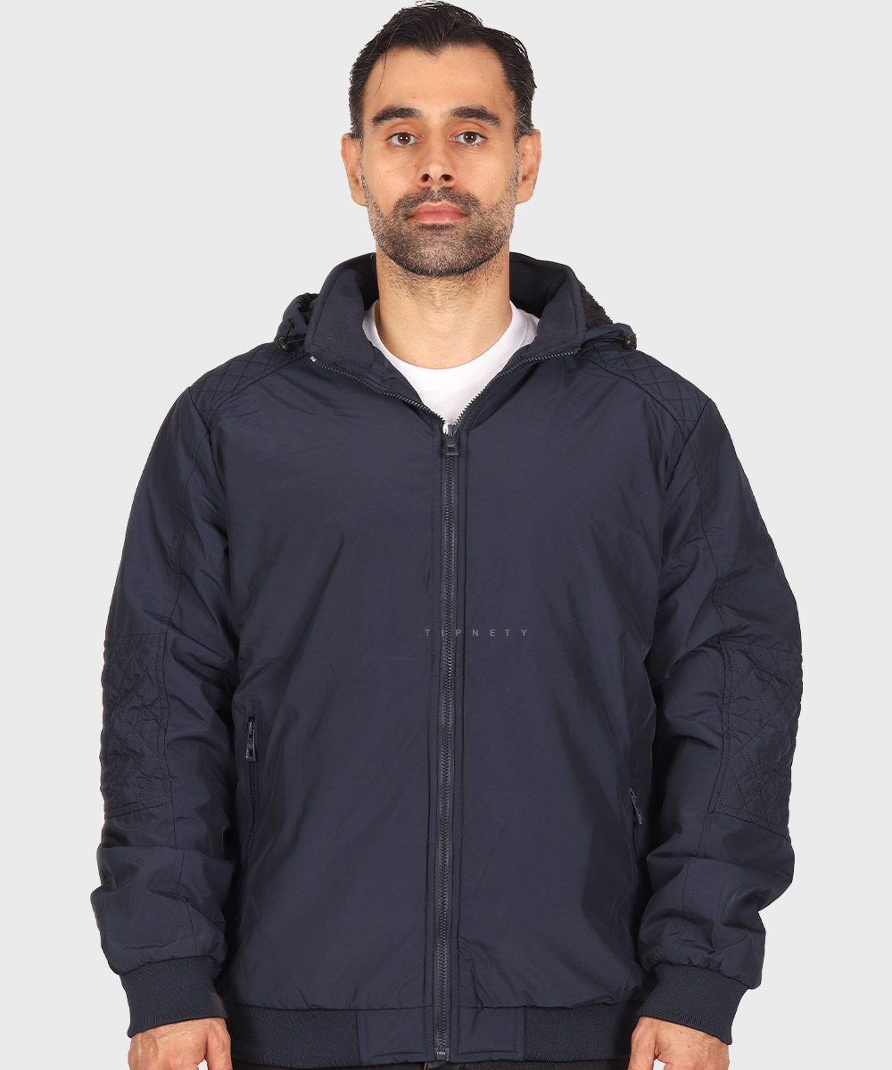         مشکی سورمه ای خاکی زمستانه کاپشن 9808  - تصویر 3