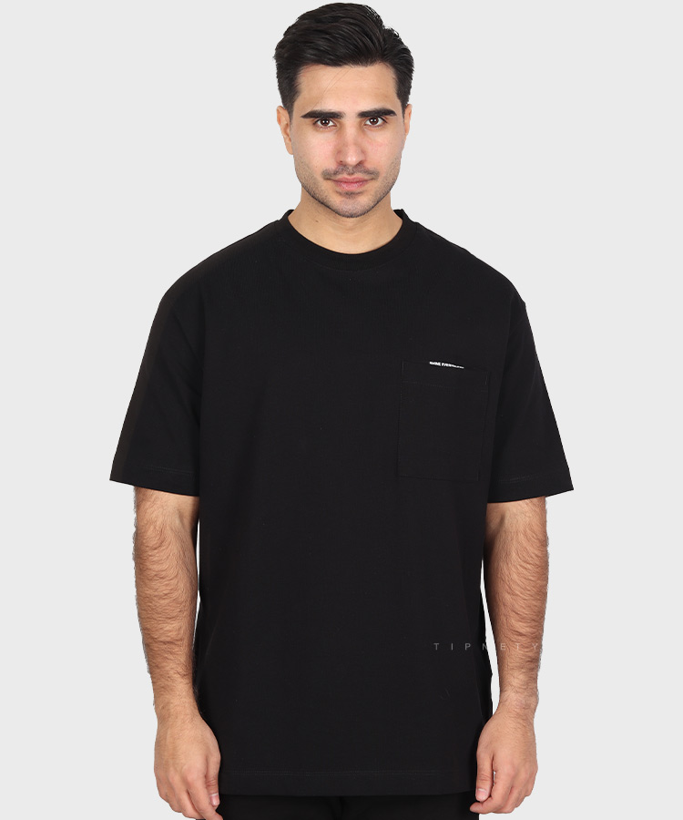                                                                 طوسی سفید سورمه ای مشکی آبی چرک زرشکی روشن سبز آبی تیشرت لش 2530  - تصویر 8