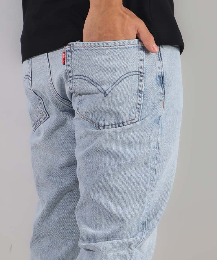                                 آبی روشن شلوار جین مام فیت 0079  - تصویر 5