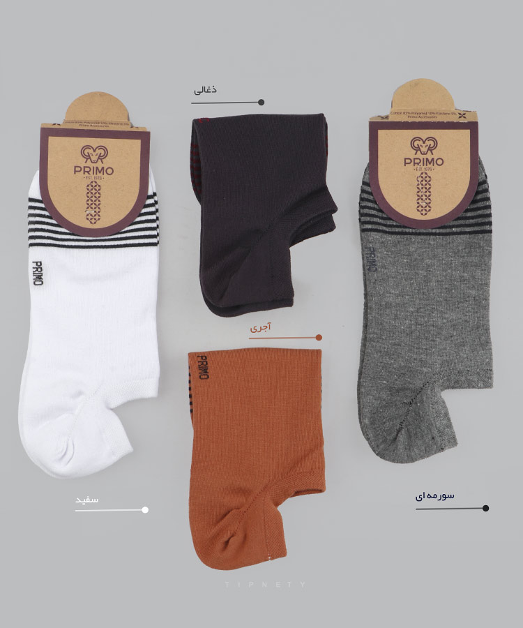                                                                                                                                                                                                     خردلی ذغالی ملانژ سورمه ای زرشکی کله غازی طوسی یشمی مشکی تک آجری سبز سفید جوراب مچی 9408  - تصویر 3