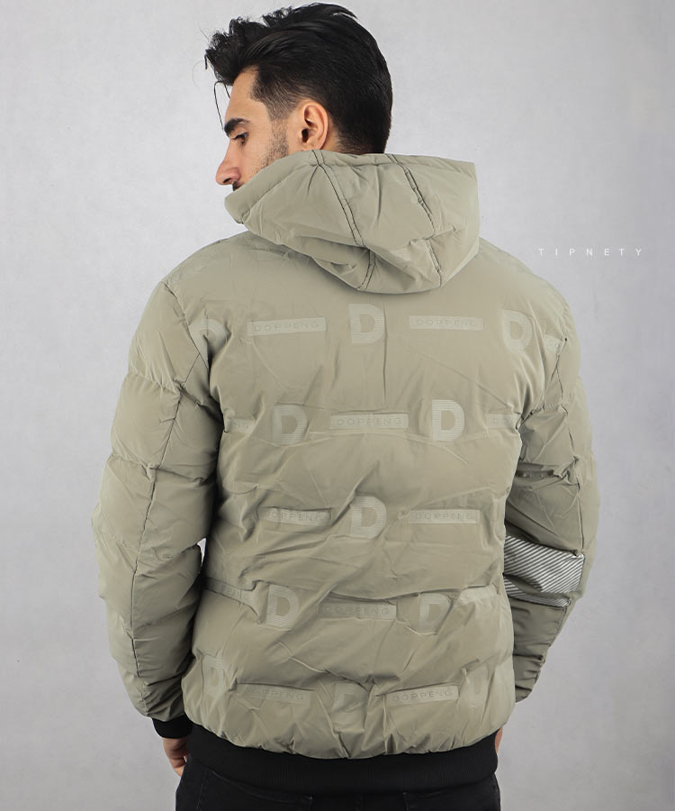                                                                                                                                                 سفید صدری مشکی طوسی سبز زمستانه کاپشن 0156  - تصویر 11