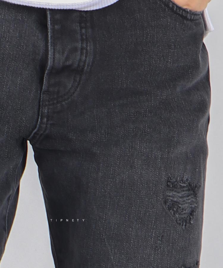                             ذغالی شلوار جین مام فیت 0151  - تصویر 3