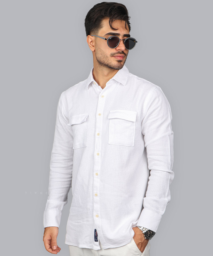 پیراهن مردانه کنفی پاییزه 5208