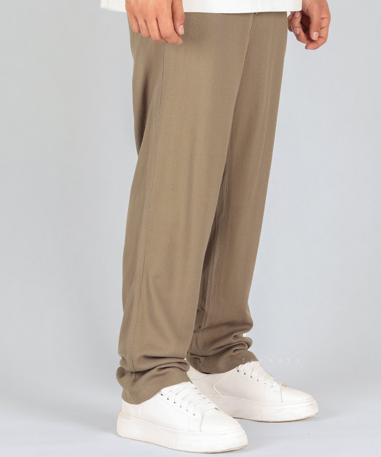                   سبز صدری شلوار پارچه ای لینن 0387  - تصویر 3