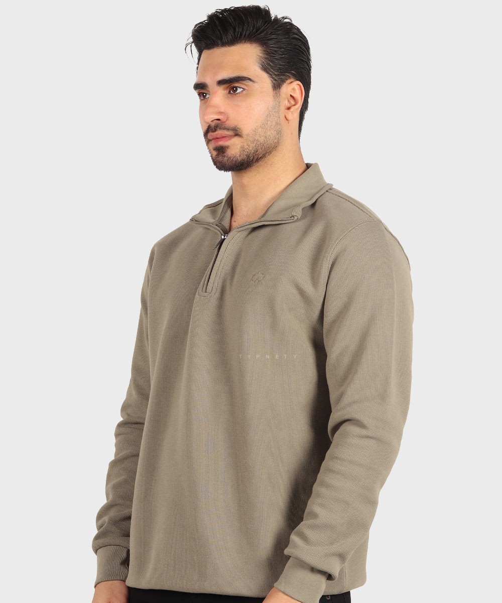                 قهوه ای نفتی آبی روشن مشکی شکلاتی کرم صدری پاییزه پلیور 8016  - تصویر 11