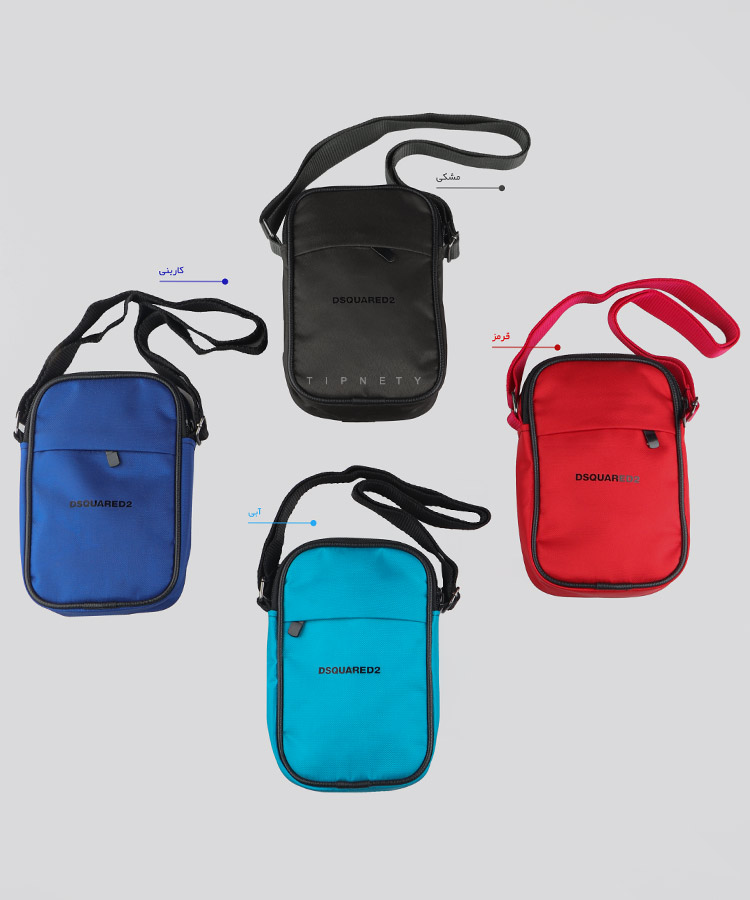                                                                                     مشکی کاربنی قرمز طوسی سبز آبی کیف دوشی 4230  - تصویر 3