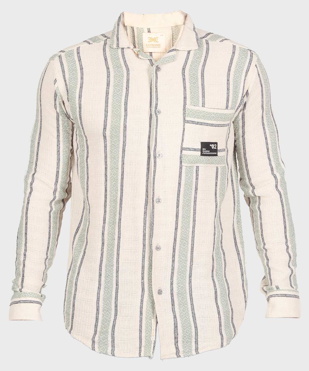 پیراهن مردانه یقه انگلیسی آستین بلند 0137