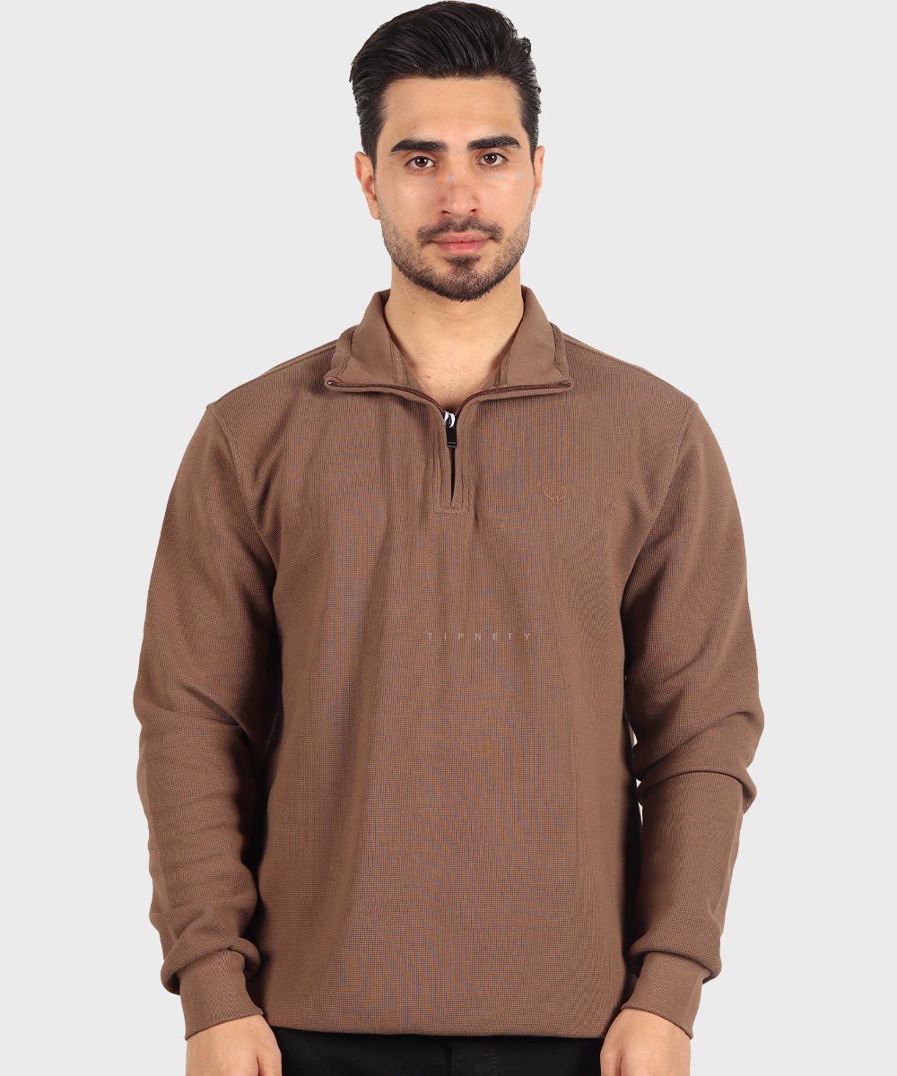                 قهوه ای نفتی آبی روشن مشکی شکلاتی کرم صدری پاییزه پلیور 8016  - تصویر 3