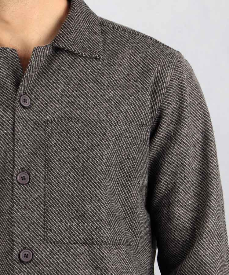                                                     ذغالی پاییزه پیراهن 2032  - تصویر 4