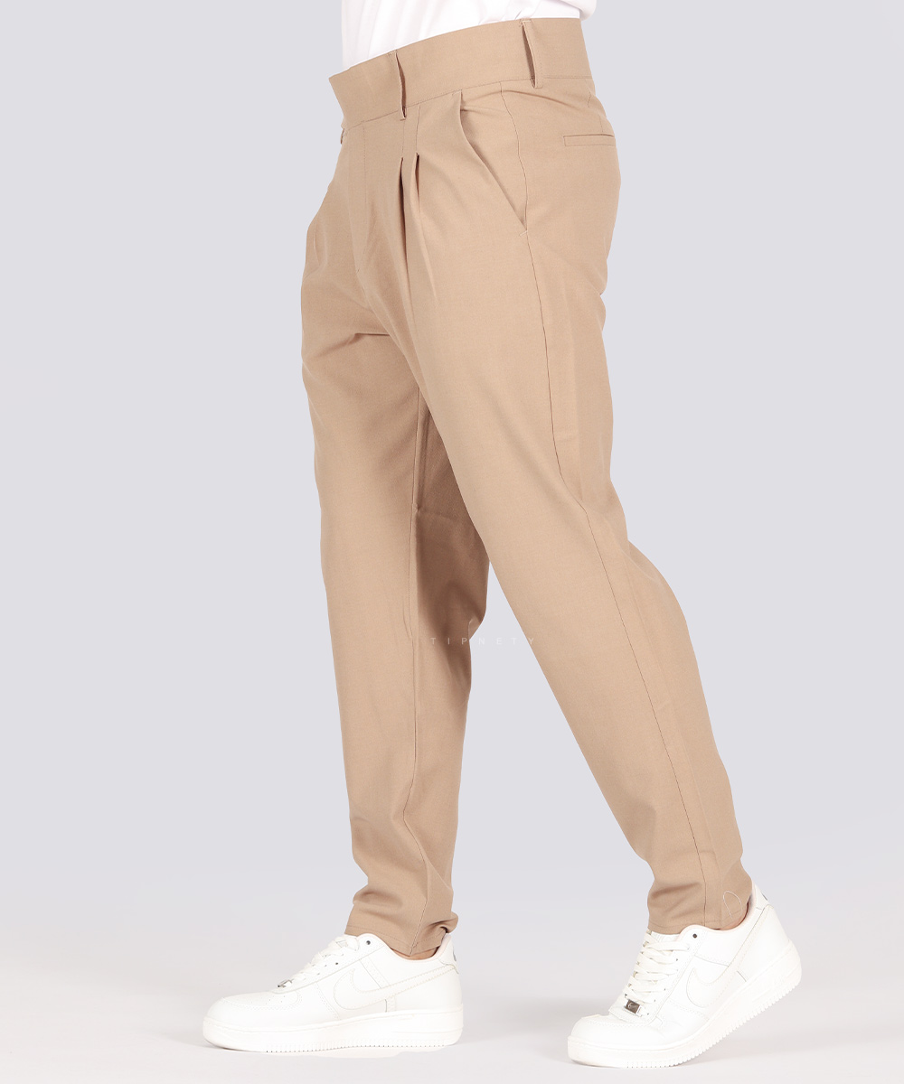         روشن       کرم مشکی سبز کرم روشن شکلاتی ذغالی شلوار پارچه ای فیت 0480  - تصویر 27