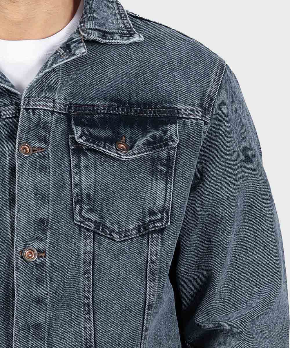         آبی زمستانه کت جین 0204  - تصویر 3