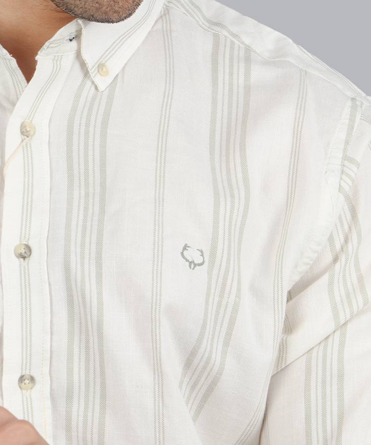                                     سبز روشن پیراهن آستین بلند فیت 1156  - تصویر 2