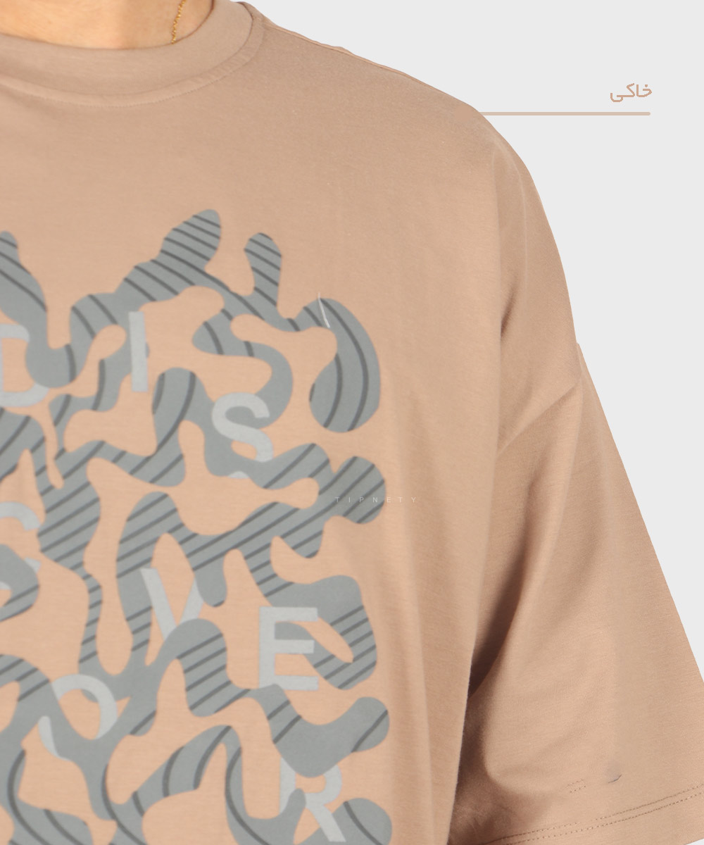                                         کاربنی یاسی لجنی کله غازی خاکی دودی پسته ای سبز سفید تیشرت لش 1729  - تصویر 13