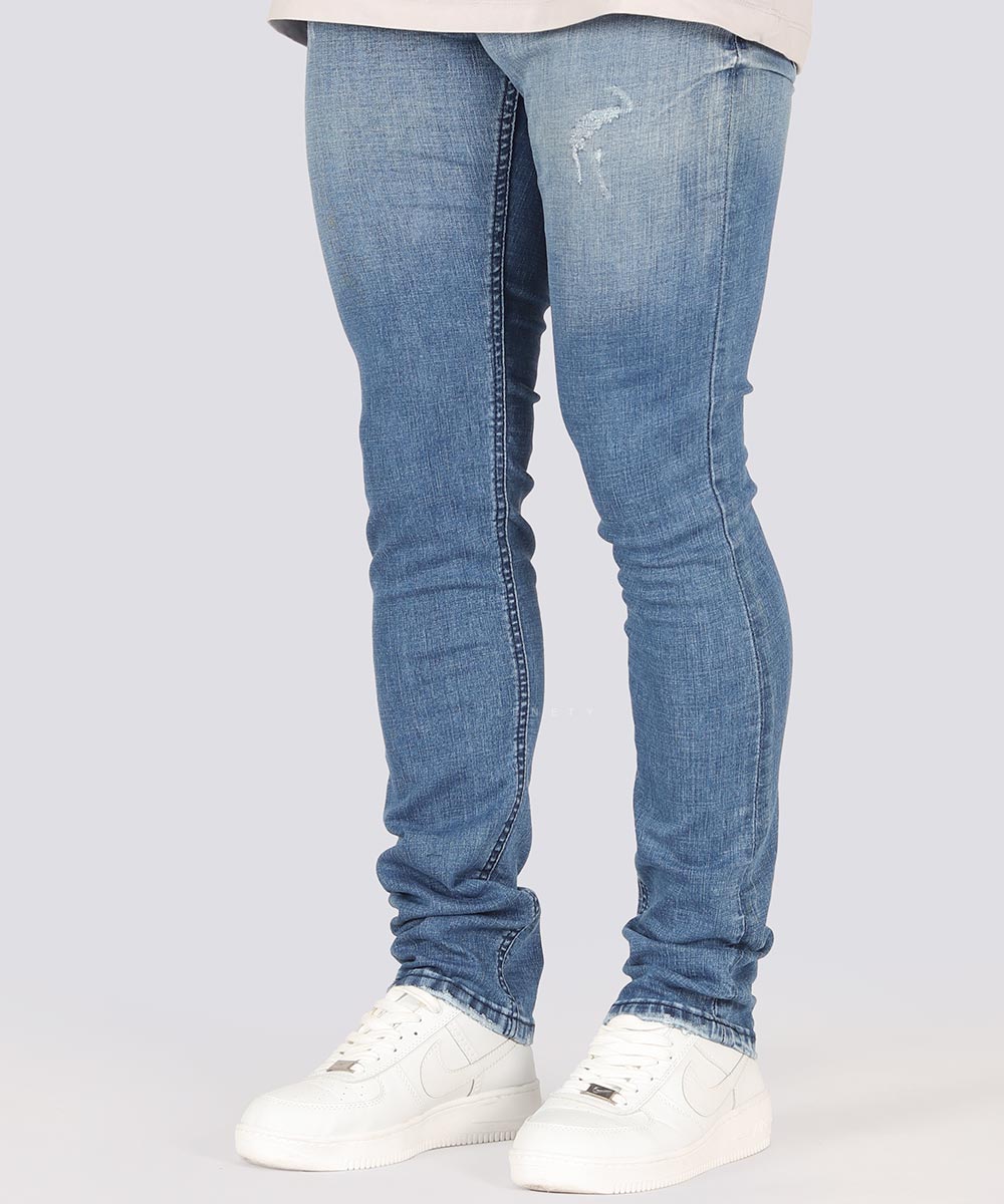     آبی شلوار جین اسلیم 0748  - تصویر 3