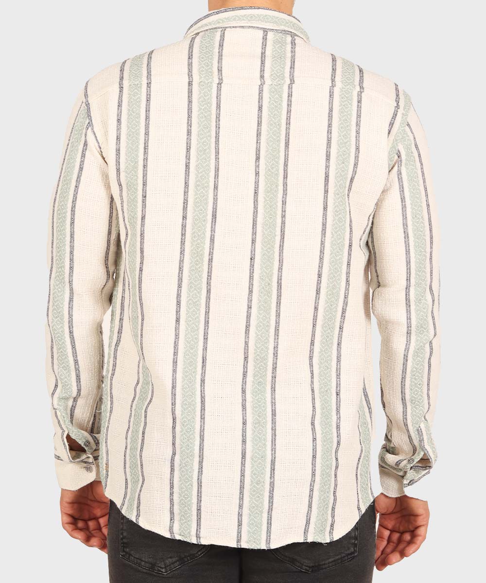         سورمه ای پسته ای لجنی پیراهن یقه انگلیسی 0137  - تصویر 6