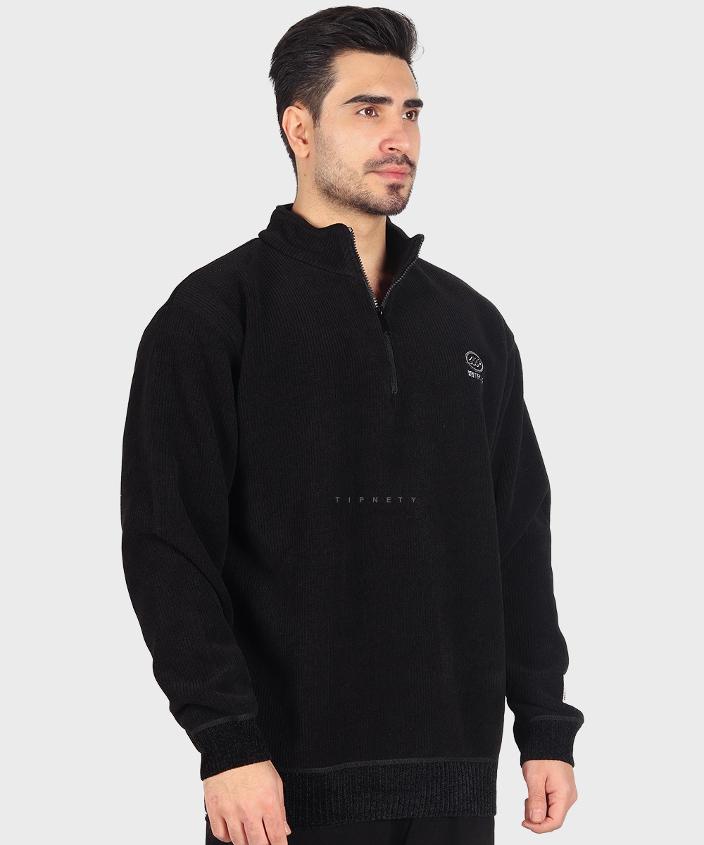           شیری مشکی عسلی خاکی پاییزه پلیور 6094  - تصویر 11