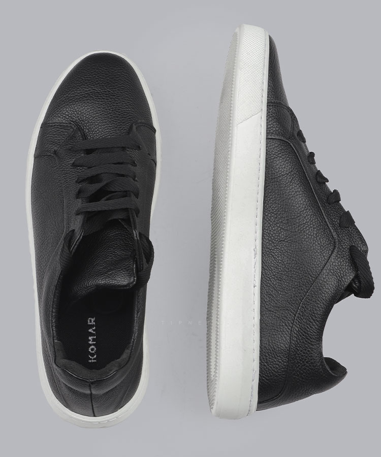 کفش ونس مشکی مردانه لژ سفید 2941