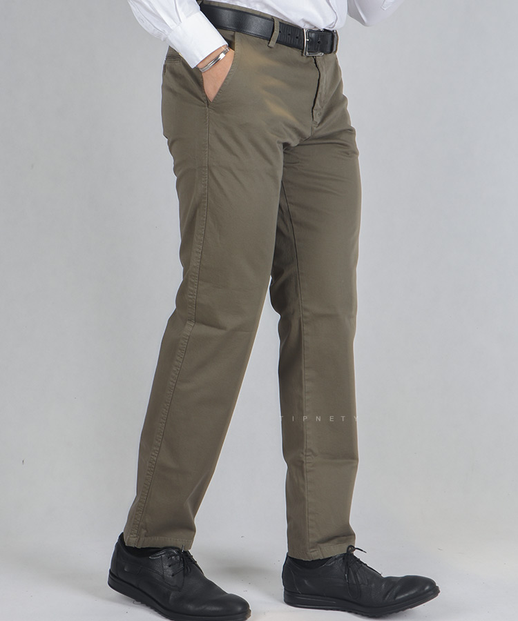                                                                                 یشمی شلوار کتان راسته 3729             سورمه ای صدری ذغالی مشکی نسکافه ای شلوار کتان راسته 3030  - تصویر 7