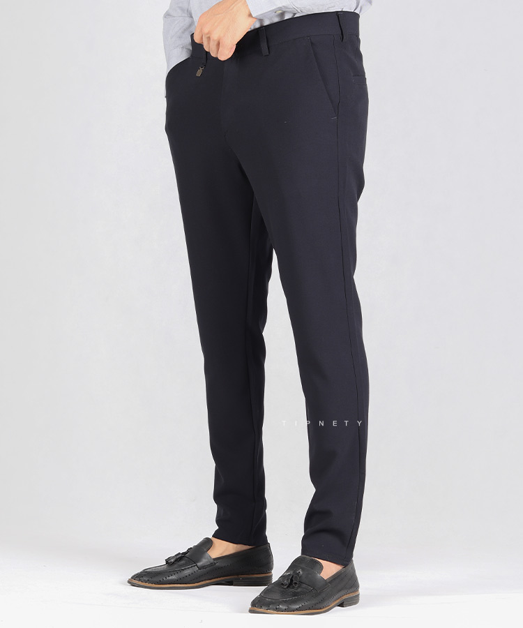                                                                                                           طوسی نوک مدادی سورمه ای مشکی سبز شلوار پارچه ای فیت 0680  - تصویر 9