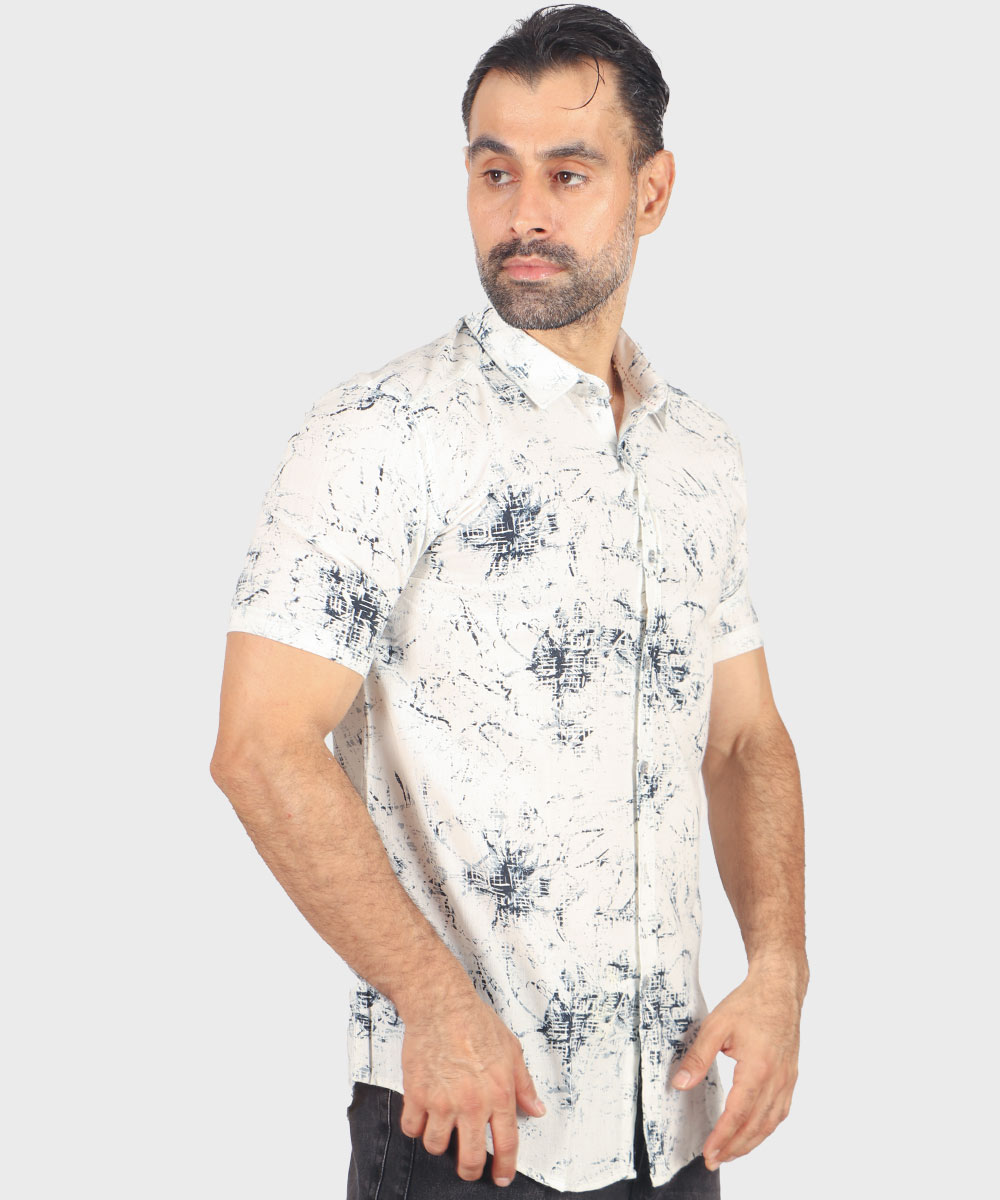     سورمه ای پیراهن آستین کوتاه فیت 0955  - تصویر 3