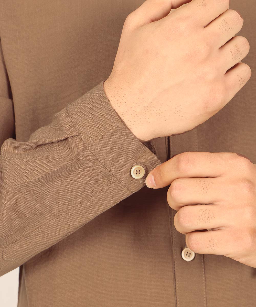                                           آبی خاکی قهوه ای شیری سبز مشکی پیراهن لش 4409  - تصویر 13