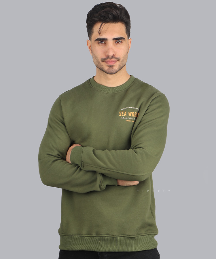 دورس زیتونی مردانه طرحدار 1267