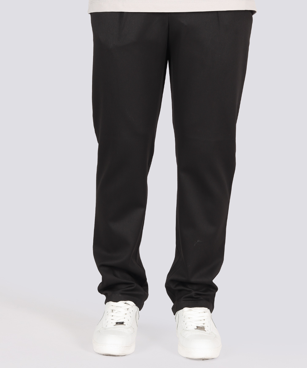 شلوار پارچه ای مام مردانه مشکی 0624