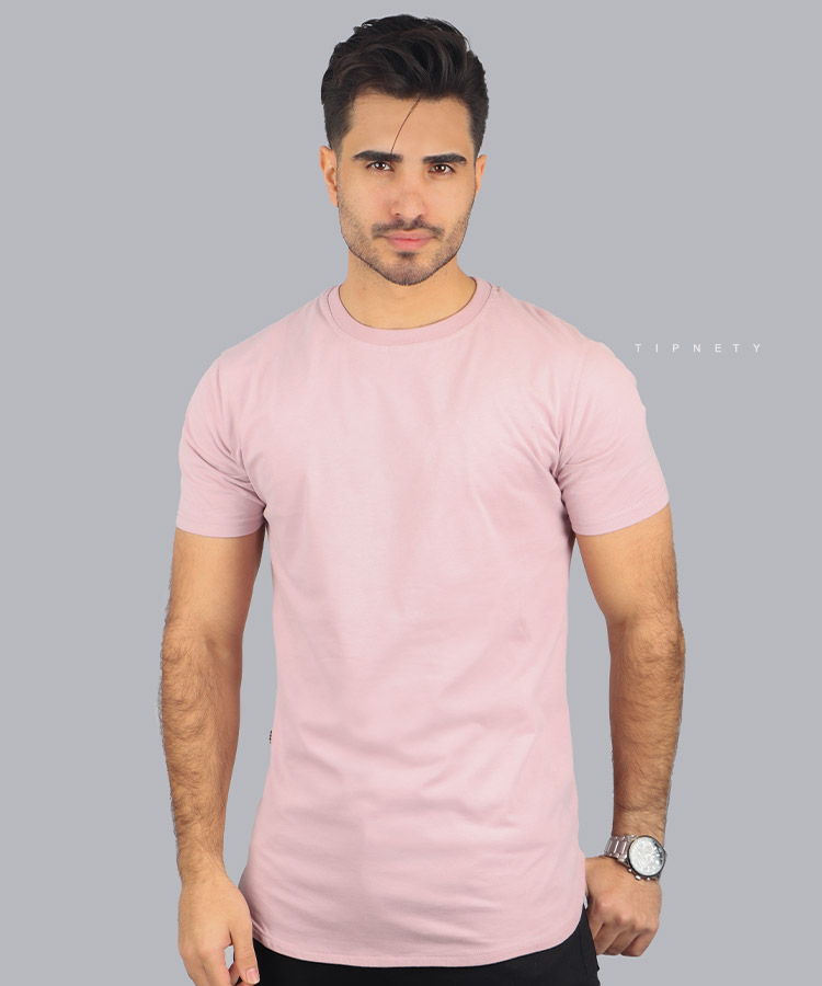 تیشرت ساده لانگ مردانه 0001