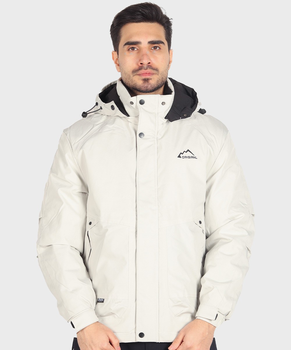 مشکی لجنی استخوانی صدری زمستانه کاپشن 7315  - تصویر 12