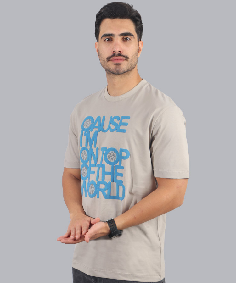 تیشرت طرح دار مردانه 1374