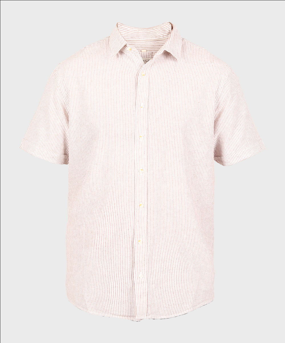                         کرم قهوه ای یاسی پیراهن آستین کوتاه فیت 1428  - تصویر 18