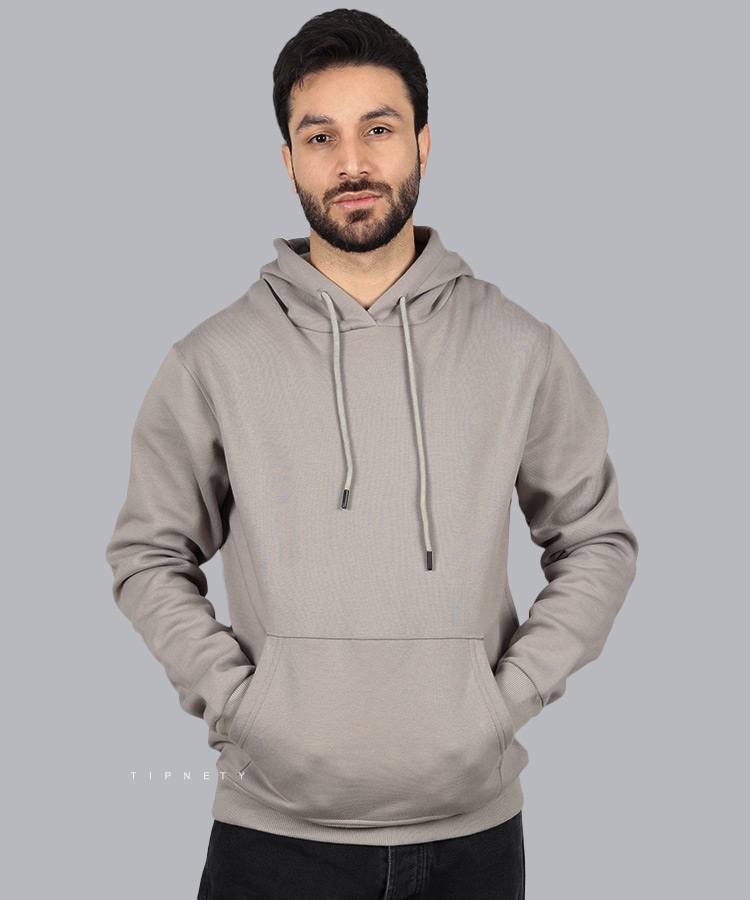                                                                                         شیری طوسی مشکی پاییزه هودی 1254  - تصویر 5