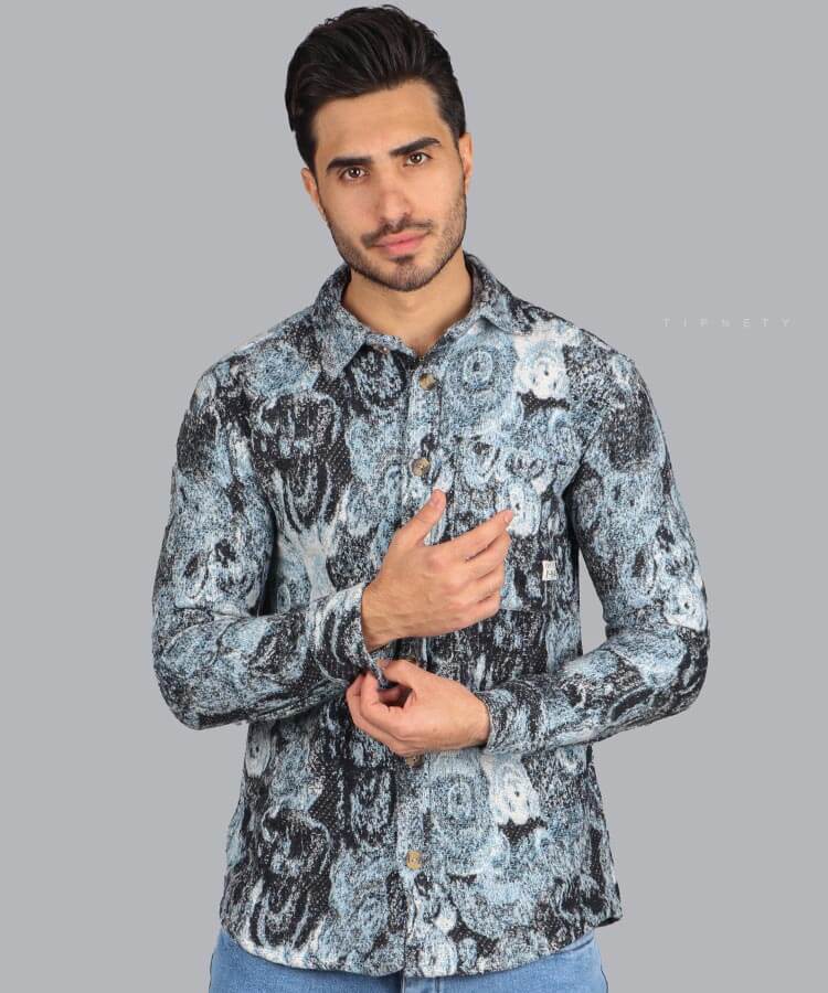 پیراهن مردانه پشمی پاییزه 0843