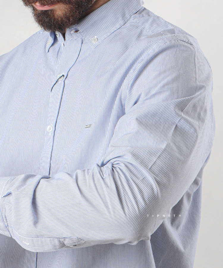                                                       سبز آبی پیراهن آستین بلند فیت 8833  - تصویر 3