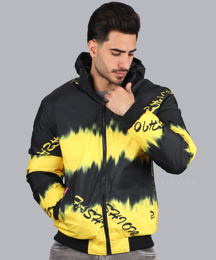                                                                                                                                                                           کرم طوسی مشکی سبز زمستانه کاپشن 0116  - تصویر 14